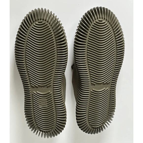 NIB $920 Bottega Veneta Men\'s Tech Knit Stretch Khaki Sneakers 9 US (42) 690112 main image 9